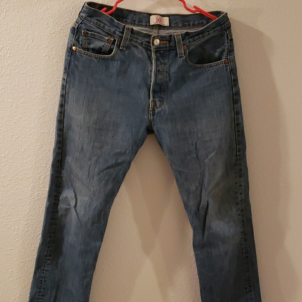 501 Levis, button fly, 30x28